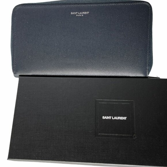 YSL Yves Saint Laurent 344076 Men's Leather Wallet - Picture 7 of 11